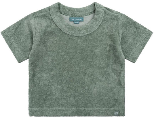 Swim essentials pure tones green boys top t-shirt