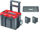 Einhell e-case l systeemkoffer - max. laadvermogen: 120 kg - universeel opbergen en transporteren van accessoires en gereedschap - met wieltjes - stapelbaar - koppelbaar