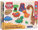Lobbes speelgoed bv lobbes kleisetje dino's - klei speelgoed voor kinderen - 4 kleuren.