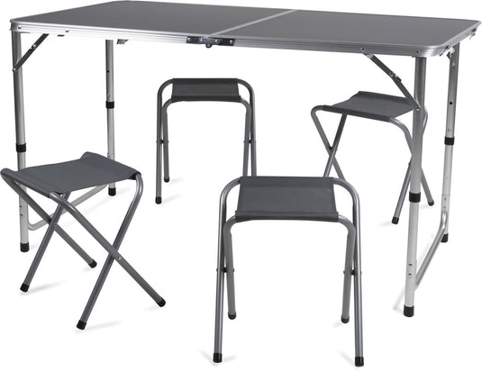 Meubelset inklapbaar 120x60cm, 5dlg.