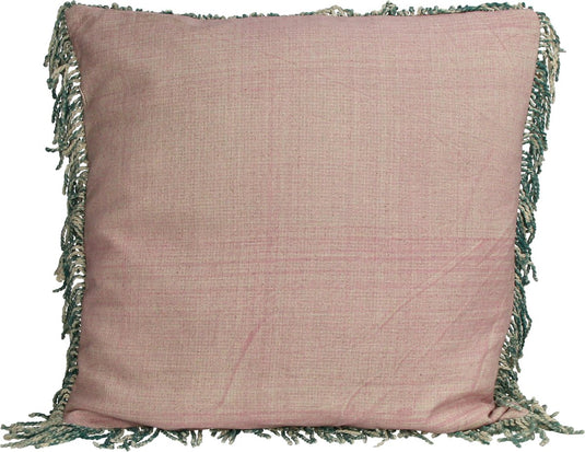 Hd collection kussen franjes katoen 45x45xcm