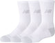 New balance youth active crew socks 3 pack unisex sportsokken - white