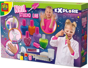 Ses creative - explore - nagelstudio lab - nagellak voor kinderen - nagellak maken – nagels lakken en versieren - stem speelgoed - experimenteerdozen
