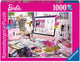 Ravensburger puzzel barbie, mode-icoon - legpuzzel - 1000 stukjes