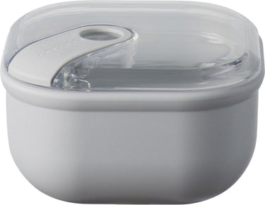 Omada - pull box lunchbox vierkant 425 ml - polypropyleen - grijs -