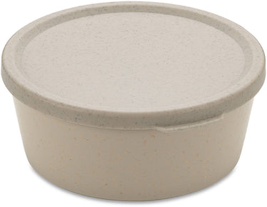 Koziol kom met deksel, 0.89 l, organic, zand beige - | connect bowl