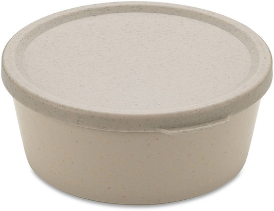 Koziol kom met deksel, 0.89 l, organic, zand beige - | connect bowl