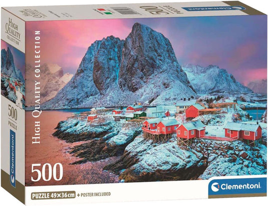 Clementoni legpuzzel amnoy villlage, 500st.