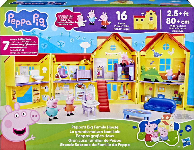 Afbeelding laden in galerijviewer, Hasbro peppa pig peppa's grote familiehuis - 16dlg.
