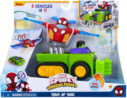Spidey and his amazing friends - feature vehicle team up tank