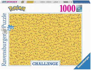 Ravensburger puzzel pikachu challenge - pokemon - 1000 stukjes.