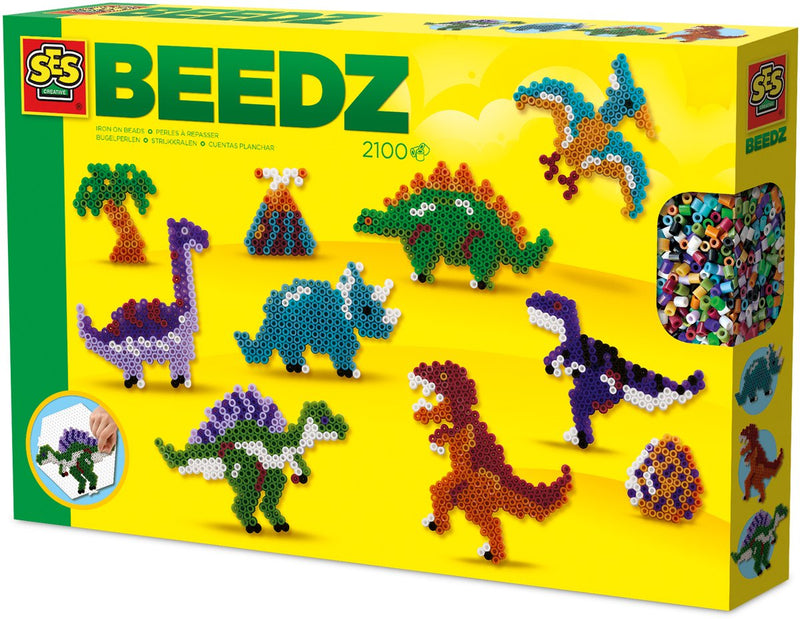 ギャラリービューアに画像をロードする, Ses creative ses strijkkralen - dino wereld
