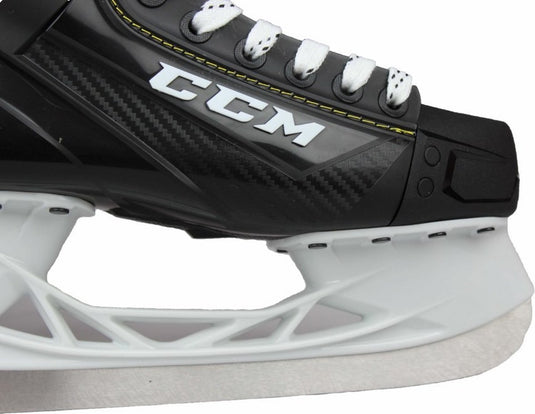 Ccm – supertacks 9355 – ijshockeyschaatsen – schaatsen heren – volwassenen – zwart – verstevigde support rvs speedblade – regular fit – maat eu 48