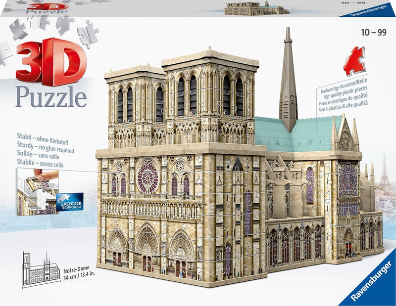 Afbeelding laden in galerijviewer, Ravensburger notre dame parijs - 3d puzzel gebouw - 324 stukjes
