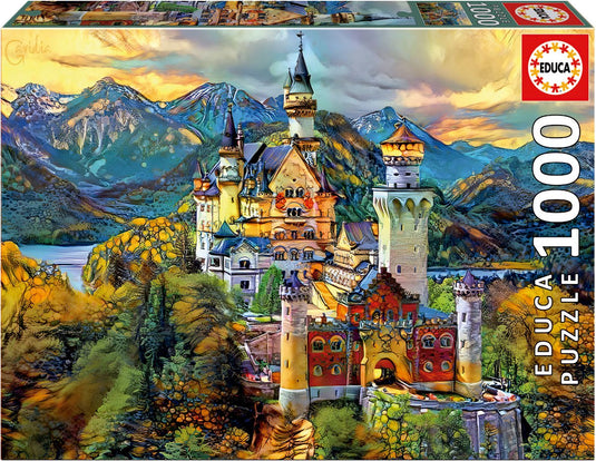 Educa - puzzel - 1000 stuks - neuschwanstein castle