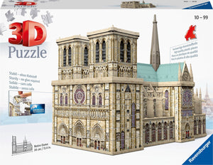 Ravensburger notre dame parijs - 3d puzzel gebouw - 324 stukjes
