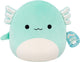 Squishmallows - medium plush 30cm anastasia - teal axolotl w silver gills