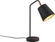 Rl live your light reality buddy - tafellamp - bureaulamp - zwart mat - excl. 1x e27 40w - snoerschakelaar - draaibaar