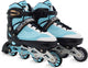 Skids control - Oxygen inline skates semi-softboot verstelbaar blauw maat 38-41