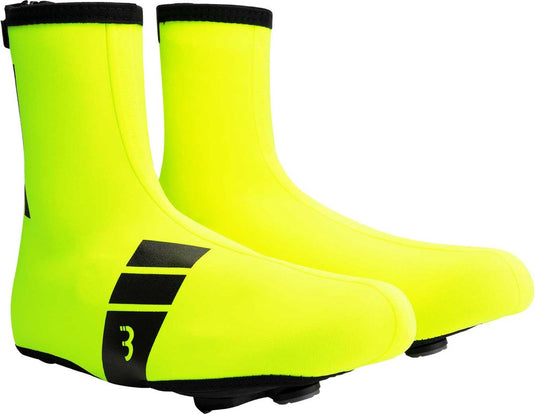 Bbb cycling heavyduty fiets overschoenen wielrennen mountainbike - overschoenen fiets - thermo en waterafstotend - neon geel - maat 41 42 - bws-02b