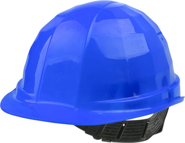 Wolfcraft - veiligheidshelm - bouwhelm - helm bouw - blauw - 4968000