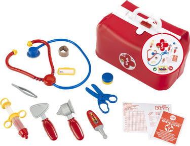 Klein toys - dokterkoffer - met accessoires - rood