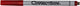 Correctbook pen - fineliner rood - 0.6mm - voor uitwisbaar notitieboek