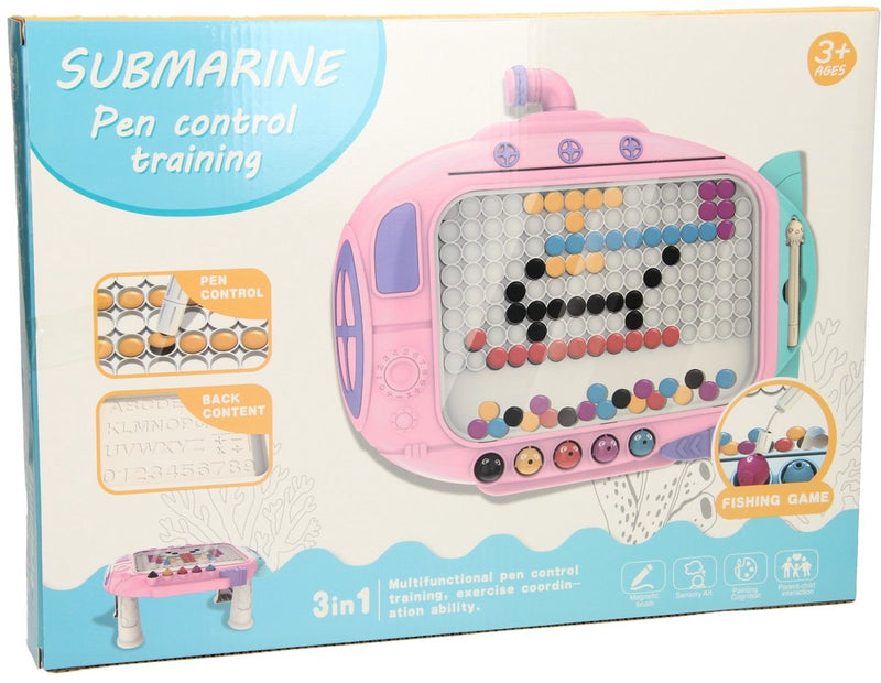 ギャラリービューアに画像をロードする, Lobbes speelgoed bv kleuren buttons spel met magnetische pen roze
