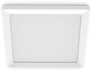 Philips led philips valen plafondlamp - met afstandsbediening - warmglow lichttechnologie: dim je lamp voor een warmere lichtkleur - 13w - led-verlichting - extra warm tot koelwit licht: 2200k-6500k - vierkant - wit