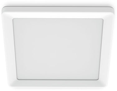Philips led philips valen plafondlamp - met afstandsbediening - warmglow lichttechnologie: dim je lamp voor een warmere lichtkleur - 13w - led-verlichting - extra warm tot koelwit licht: 2200k-6500k - vierkant - wit