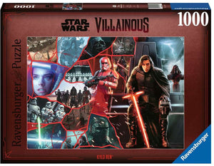 Ravensburger puzzel star wars villainous: kylo ren - legpuzzel - 1000 stukjes