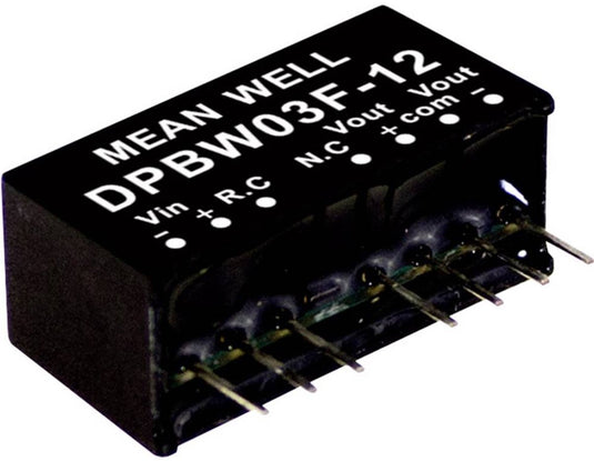 Mw mean well dpbw03g-15 dc dc-convertermodule 100 ma 3 w aantal uitgangen: 2 x inhoud 1 stuk(s)