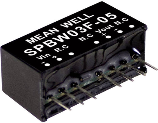 Mean well spbw03f-03 dc dc-convertermodule 700 ma 3 w aantal uitgangen: 1 x inhoud 1 stuk(s)