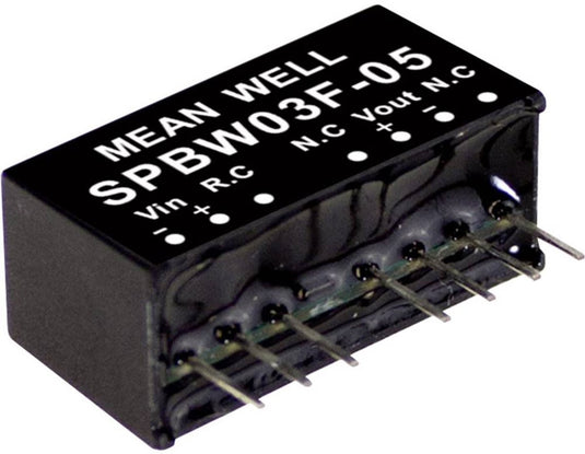 Mean well spbw03f-15 dc dc-convertermodule 200 ma 3 w aantal uitgangen: 1 x inhoud 1 stuk(s)
