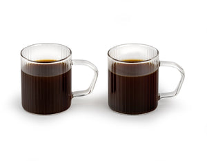 Leopold vienna - koffieglas arusha 200ml set van twee