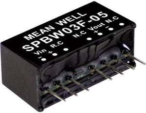 Mean well spbw03f-12 dc dc-convertermodule 250 ma 3 w aantal uitgangen: 1 x inhoud 1 stuk(s)