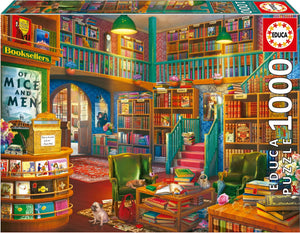 Educa borras educa bibliotheek - puzzel - 1000 stuks - sinterklaas cadeautjes