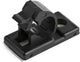 Startech .com 100 zelfklevende kabelmanagement clips, 5.5mm, zwart, netwerk ethernet bureau computer kabelbeheer, klevende kabelhouders, zelfklevende klem, nylon, ul 94v-2 brandklasse