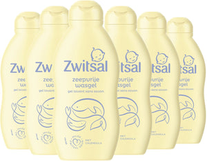 Zwitsal - zeepvrije wasgel - baby - 6 x 200 ml
