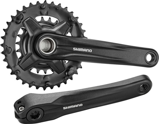 Shimano crankstel altus mt210 9s 22-36t 175 mm zwart