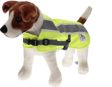 Duvo plus - hond - flectalon veiligheidsjasje xl - 60cm geel - 162328