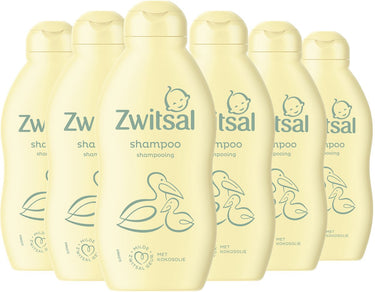 Zwitsal - shampoo - baby - 6 x 200 ml