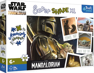 Trefl puzzel star wars mandalorian 160xl - lucasfilm legpuzzel.