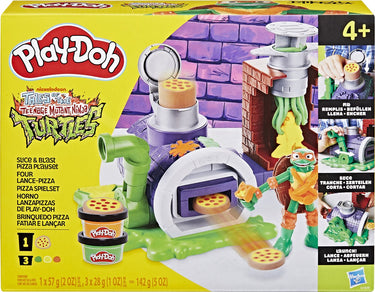 Play-doh teenage mutant ninja turtles slice blast pizza speelset