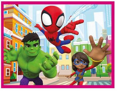 Clementoni blokpuzzel spidey and his amazing friends, 12st.