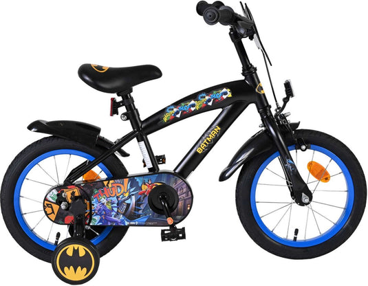 Volare batman kinderfiets - jongens - 14 inch - zwart
