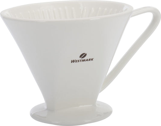 Westmark porseleinen koffiefilterhouder, filtermaat 6, voor maximaal 6 kopjes koffie, brasilia, 24492260