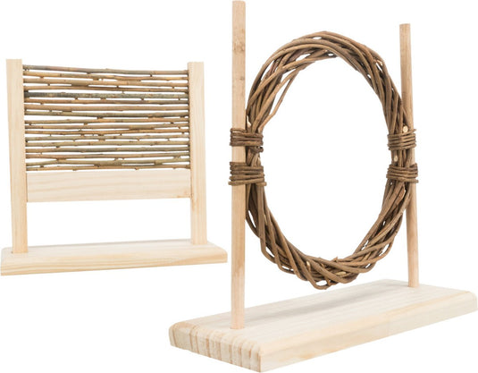 Trixie agility set horde met ring (28x12x26 cm)