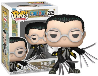 Funko one piece kuro (pop! animation) vinylfiguur 2225 unisex pop! - neutraal - standard