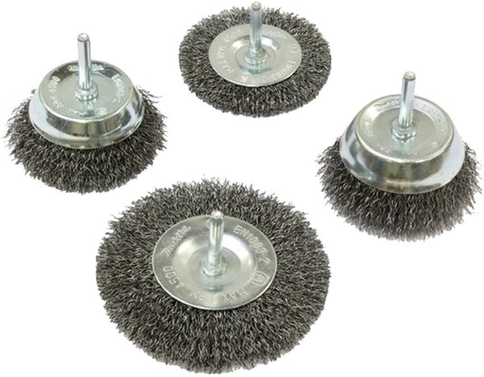 Makita accessoires borstelset 4-delig kom rond - d-65729 - d-65729